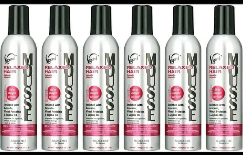 Vigorol MOUSSE Relaxed Hair cabello alisado